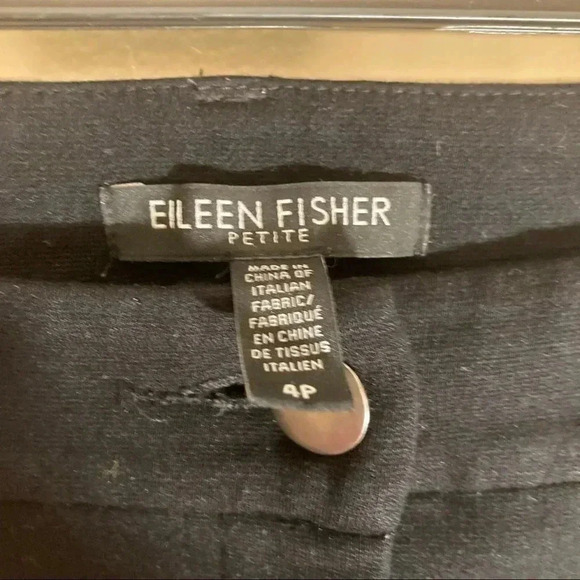 Eileen Fisher  black pants - Picture 4 of 4